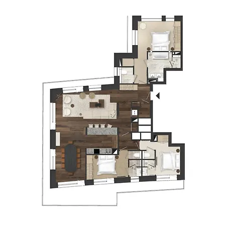 Neuf De Gamme A Avec Acces Aux Pieds - Fr-1-830-17 Апартаменты Куршевель